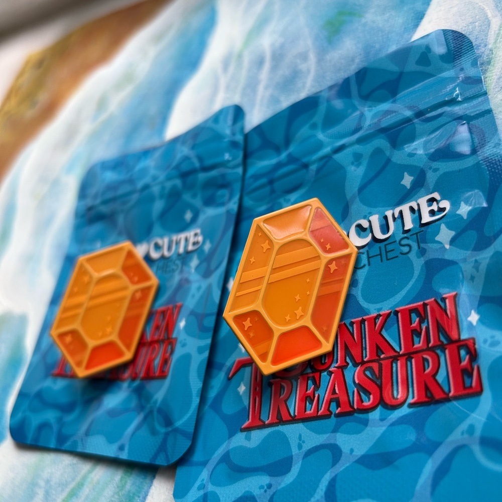 Orange Rupee Winwaker Enamel Pin